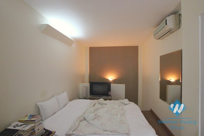 Duplex 01 bedroom apartment for rent in Dao Tan, Hanoi